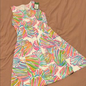 Lilly Pulitzer NWT Colorful Shell Print Dress